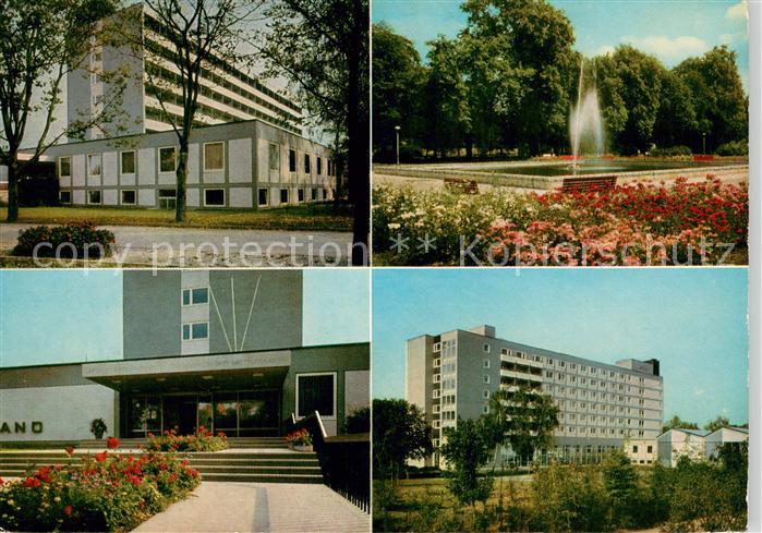 Bad Windsheim Sanatorium Frankenland der LVA Ober und Mittelfranken Park Eingang