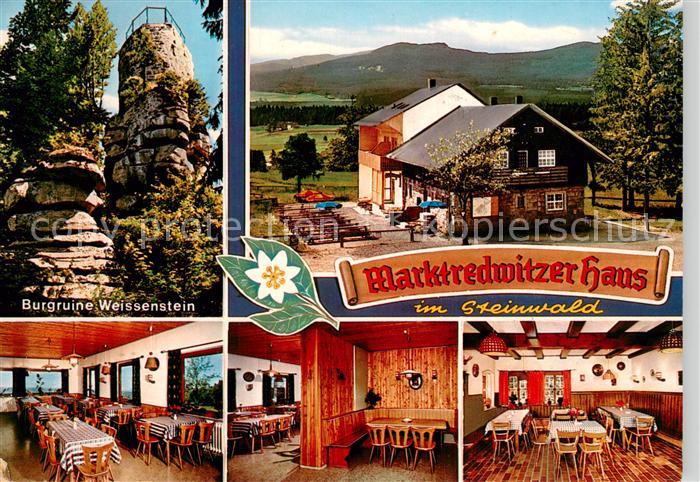 Marktredwitz Burgruine Weissenstein Marktredwitzer Haus Gastraeume