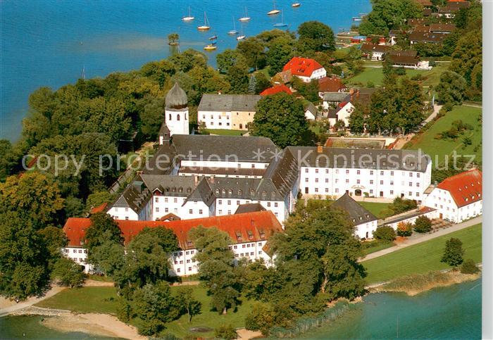 Fraueninsel Chiemsee Kloster Fliegeraufnahme