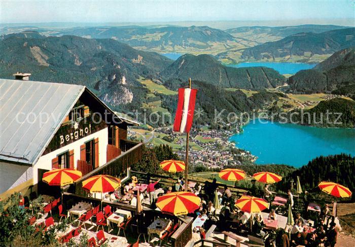 St Gilgen Wolfgangsee Berghof Zwoelferhorn Terrasse Panorama