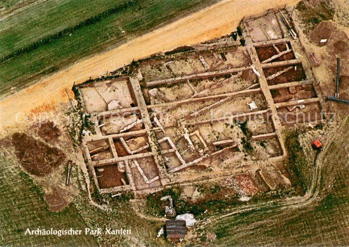 Xanten Archaeologischer Park Fliegeraufnahme