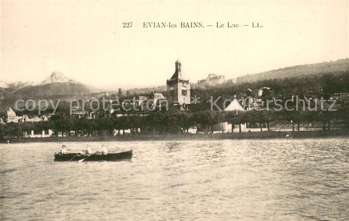 Evian-les-Bains 74 Le Lac Vue generale