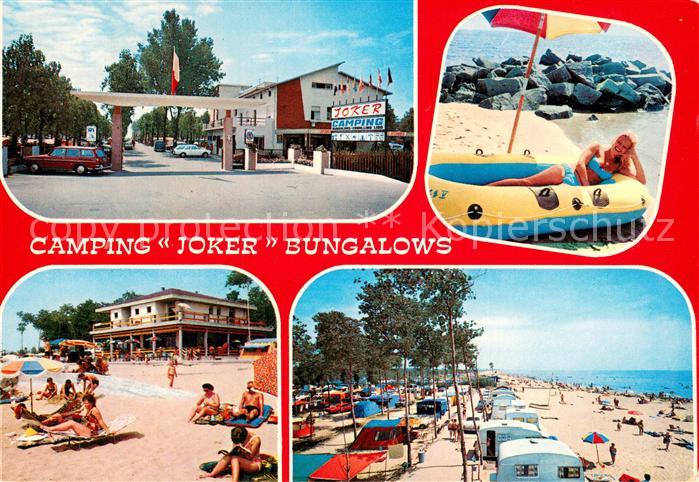 Cavallino Venezia Camping Joker Bungalows Eingang Strandpartien