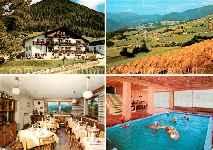 Terenten Vintl Suedtirol Pension Dolomitenblick Gaststube Hallenbad Panorama