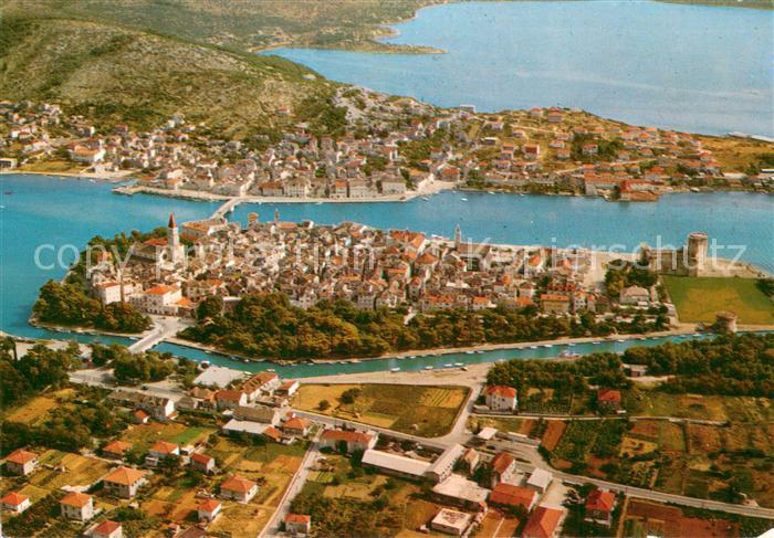 Trogir Trau Croatia Fliegeraufnahme