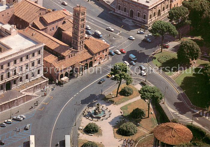 Roma Rom Chiesa di Santa Maria in Cosmedin Fliegeraufnahme