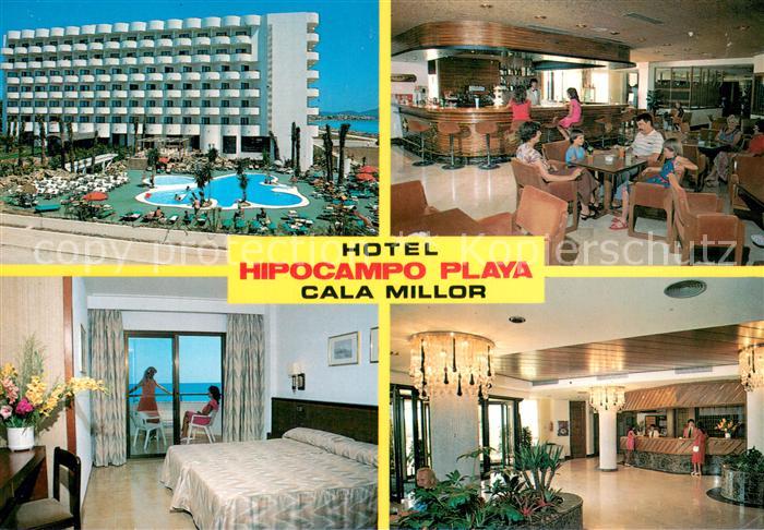 Cala Millor Mallorca Hotel Hipocampo Playa Gastraum Bar Zimmer Pool