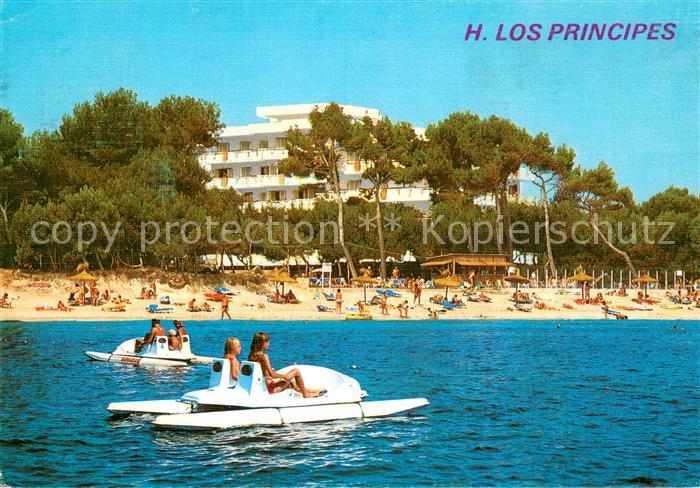 Bahia de Alcudia Hotel Los Principes Strand Tretboote
