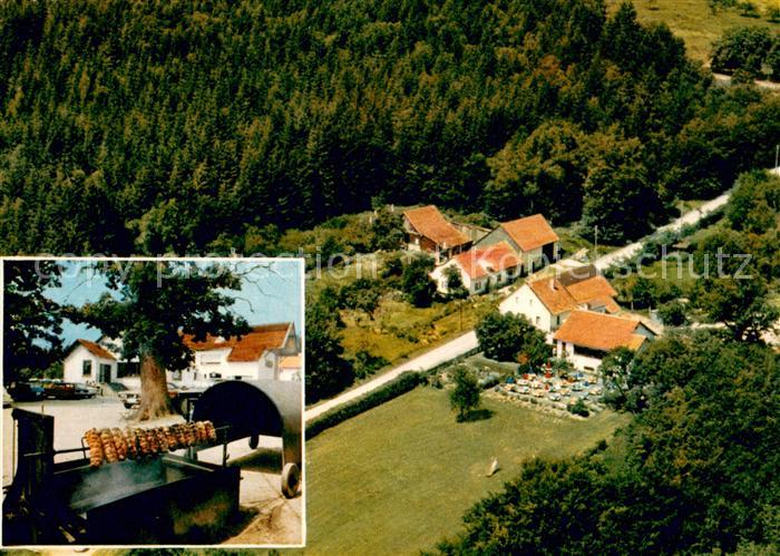 Eckweiler Bad Sobernheim Trifthuette Restaurant Fliegeraufnahme Grillstelle