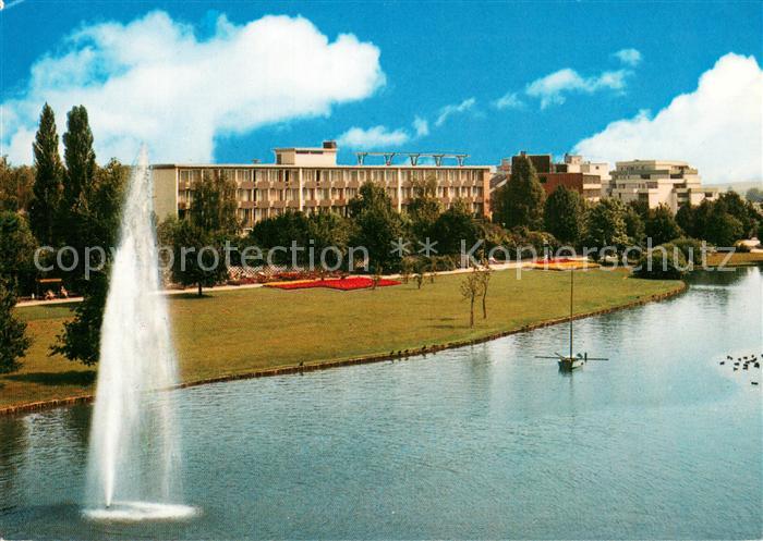Bad Rappenau Kraichgau Kurklinik am Kurpark Fontaene