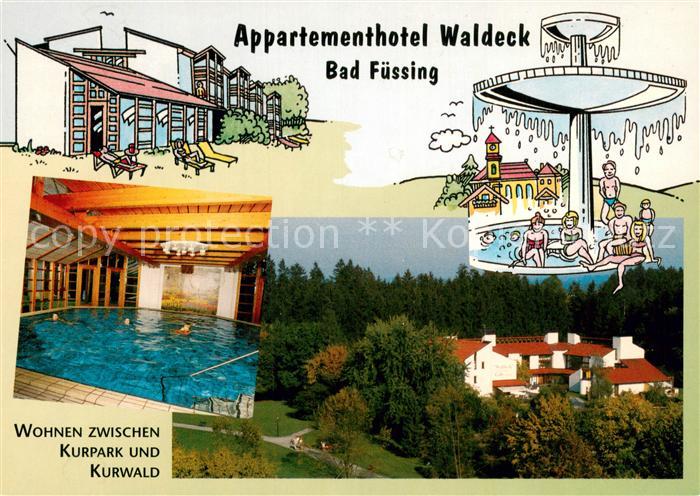 Bad Fuessing Appartementhotel Waldeck Hallenbad Brunnen