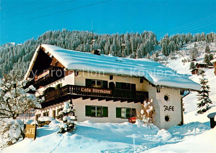 Hirschegg Kleinwalsertal Vorarlberg Cafe Hoermann