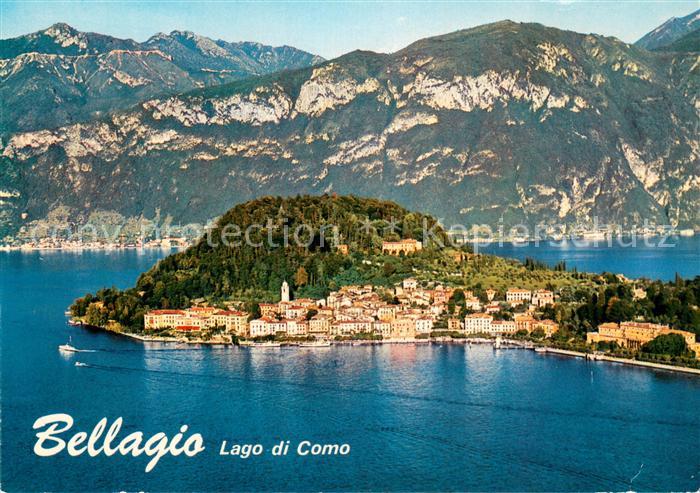 Bellagio Lago di Como IT Panorama dall aereo