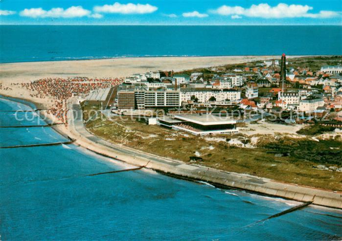 BORKUM Nordseebad Niedersachsen Fliegeraufnahme