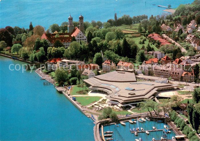 Friedrichshafen Bodensee Graf Zeppelin Haus Fliegeraufnahme