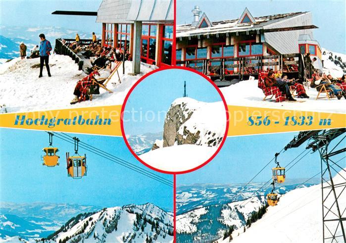 Wald Allgaeu Hochgratbahn Gasthaus Terrasse