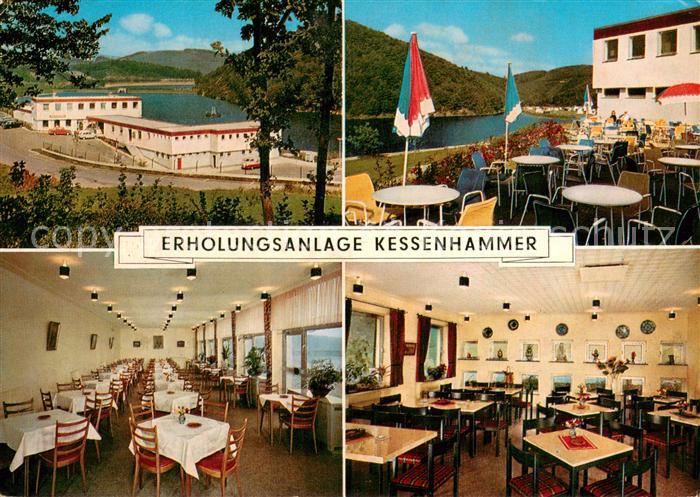 Kessenhammer Erholungsanlage Kessenhammer am Biggesee Terrasse Gastraeume