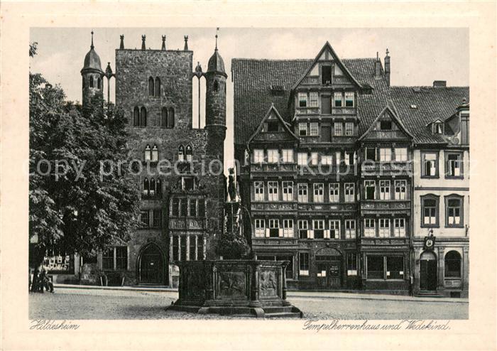 HILDESHEIM  CITY Tempelherrenhaus und Wedekind