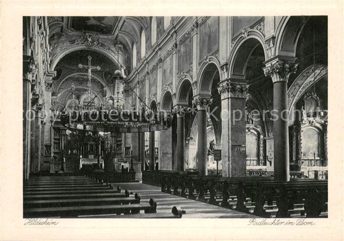 HILDESHEIM  CITY Radleuchter im Dom