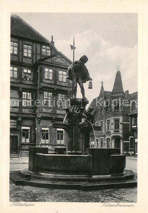 HILDESHEIM  CITY Katzenbrunnen