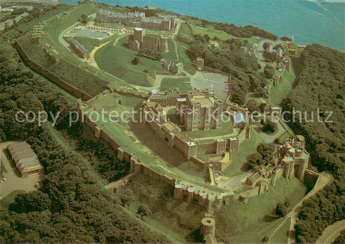 Kent Dover Castle Air view