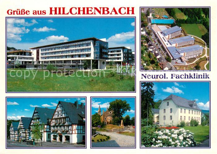 Hilchenbach Neurol Fachklinik Fliegeraufnahme Kirche Fachwerkhaeuser