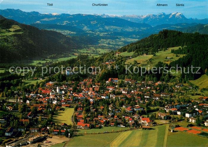 Oberstaufen Oberallgaeu Bayern Schrothheilbad Oberstaufen mit Toedi Churfuerste