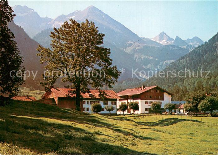 Birgsau mit Steinschartenkopf Wilder Mann Rothgrundspitze Linkerskopf Biberkopf