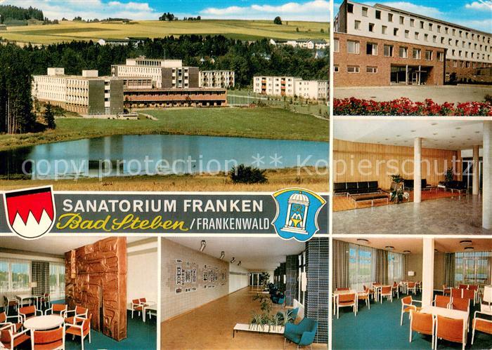 Bad Steben Sanatorium Franken Kurklinik Panorama Speisesaal Foyer Aufenthaltsrau