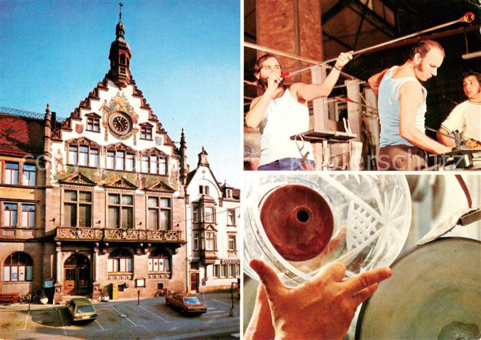 Wolfach Dorotheenhuette Glasmacher und Glasschleifer Wolfacher Rathaus