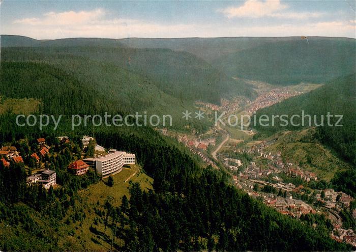 Wildbad Schwarzwald Staatsbad Wildbad Fliegeraufnahme