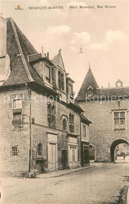 Besancon les Bains Hotel Mareschal Rue Rivotte