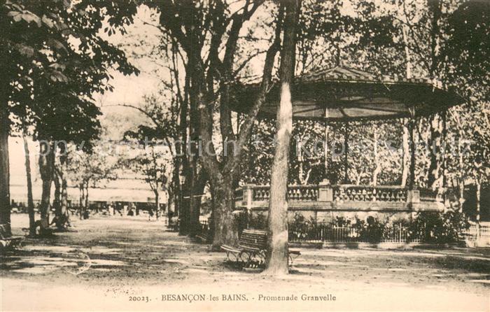 Besancon les Bains Promenade Granvelle