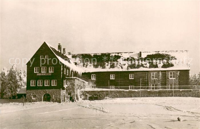 Klingenthal Vogtland Jugendherberge Klement-Gottwald Aschberg Winter