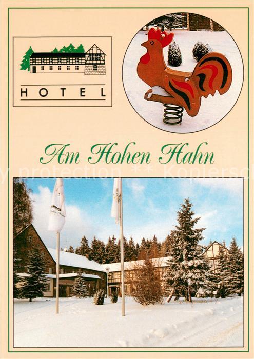 Schwarzenberg Erzgebirge Hotel Am Hohen Hahn Winter
