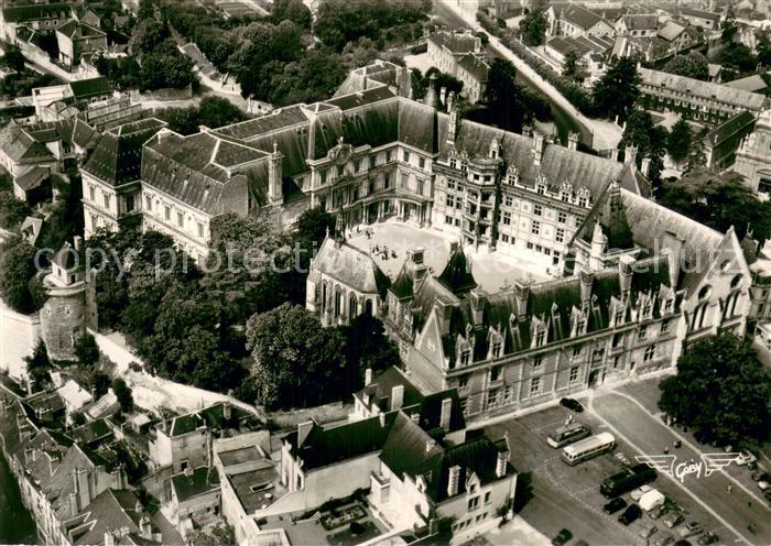 Blois 41 Fliegeraufnahme Le Chateau