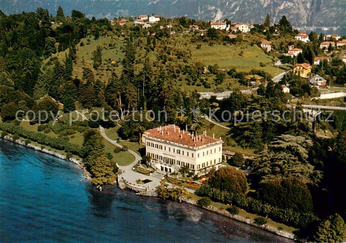Bellagio Lago di Como IT Fliegeraufnahme Villa Melzi