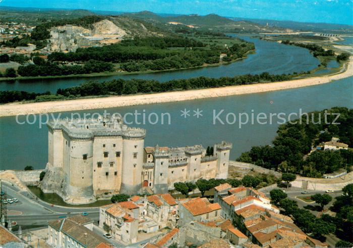 Tarascon 13 Fliegeraufnahme Chateau du Roi Rene