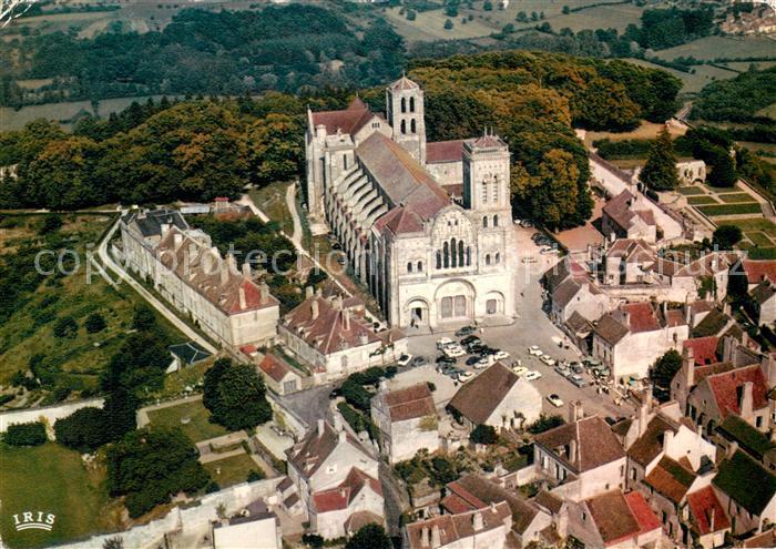 Vezelay Fliegeraufnahme Kathedrale