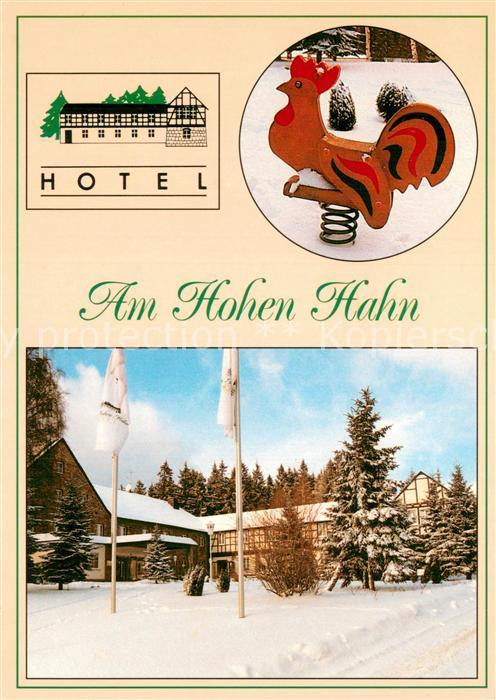 Schwarzenberg Erzgebirge Hotel Am Hohen Hahn Winter