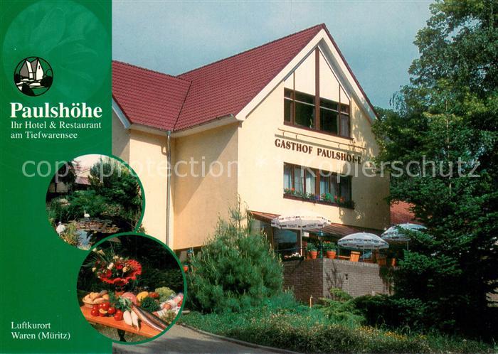 Waren Mueritz Gasthof Paulshoehe Aussenansicht