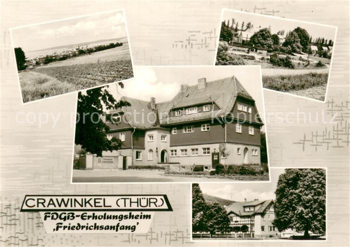 Crawinkel FDGB-Erholungsheim Friedrichsanfang