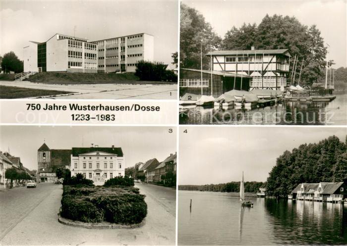 Wusterhausen Dosse Jubilaeum 750 Jahre Klubhaus der Segler Stadtkirchen Klempows