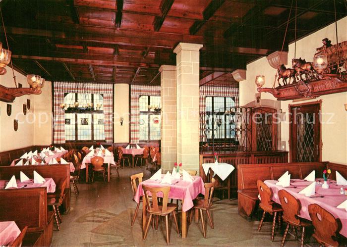 Heidelberg Neckar Grossgaststaette Zieglerbraeu Speisesaal