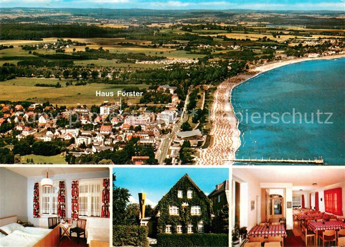 Scharbeutz Ostseebad Fliegeraufnahme Kueste Haus Foerster