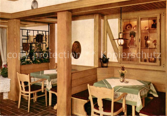 FREUDENSTADT BW Hotel Zuflucht Innenansicht Stube