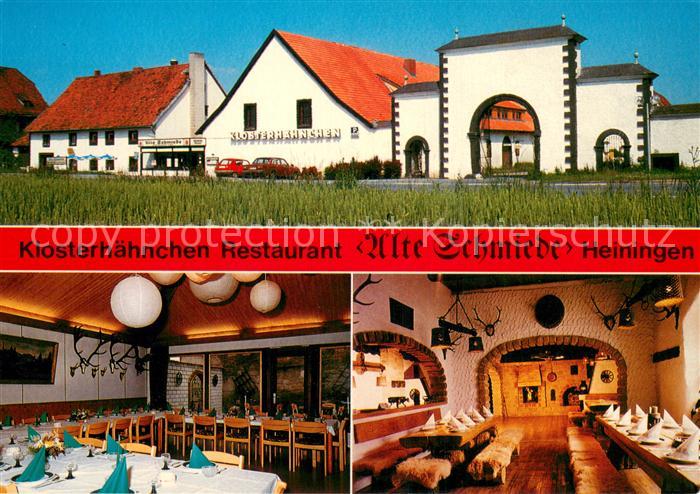 Heiningen Wolfenbuettel Klosterhaehnchen Restaurant Alte Schmiede