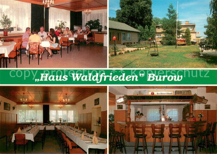 Burow Altentreptow Restaurant-Hotel Haus Waldfrieden