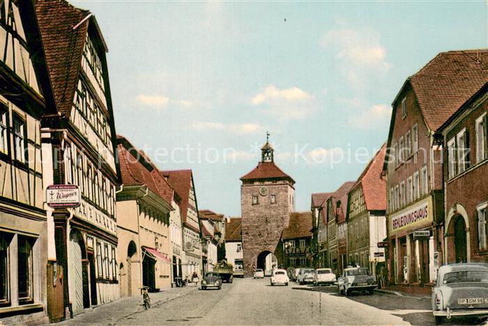Scheinfeld Hauptstrasse mit Ob. Tor