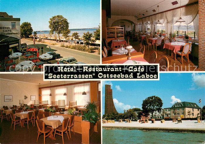 Laboe Hotel-Cafe Seeterrassen Strand informationen